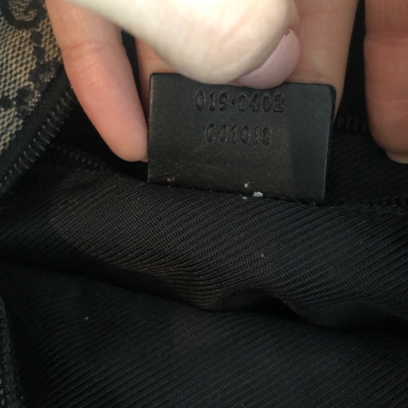 Gucci GG Monogram Handbag Messenger Black beige - Picture 6 of 7